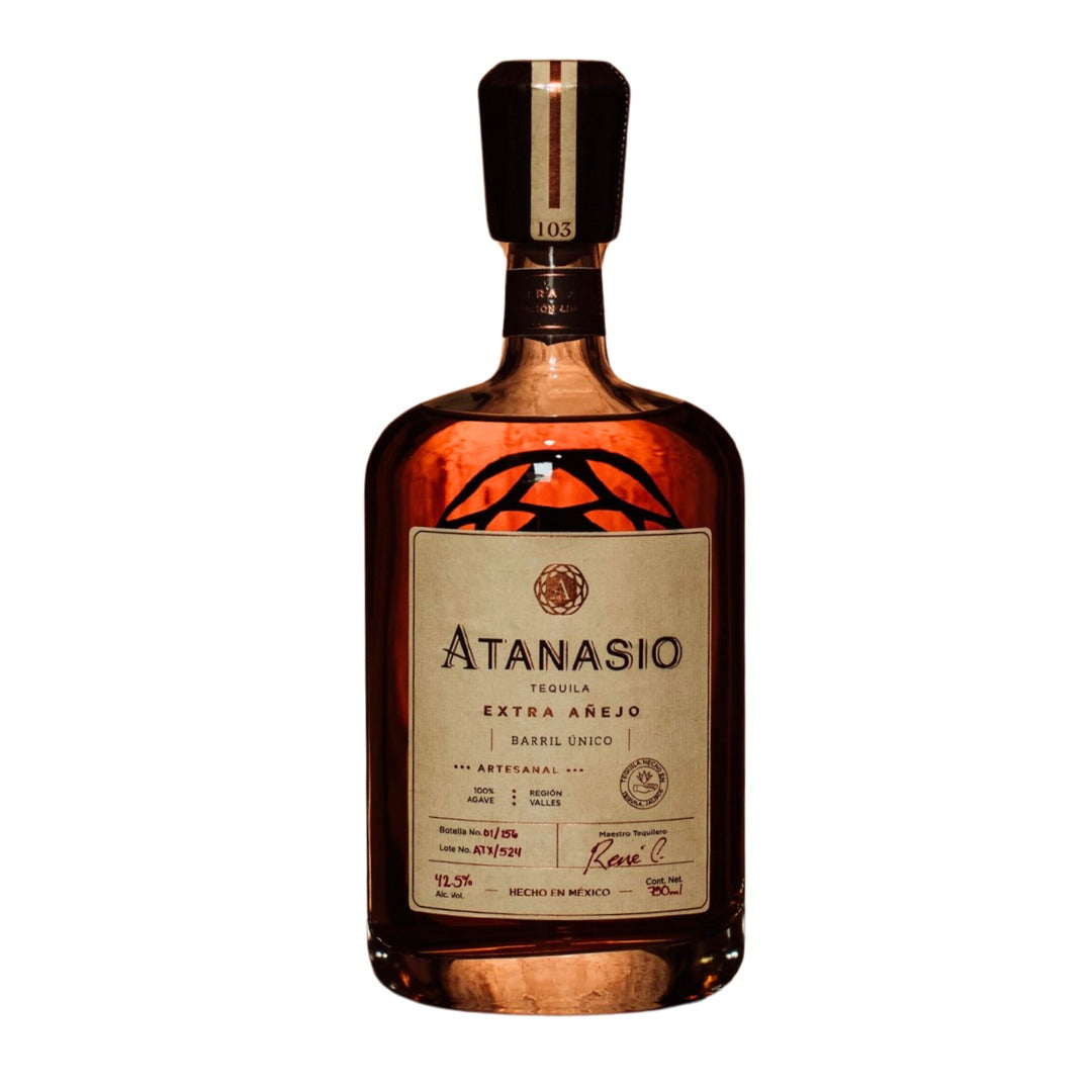 Tequila Atanasio Extra Añejo Barril Único MadurArte 750 Ml