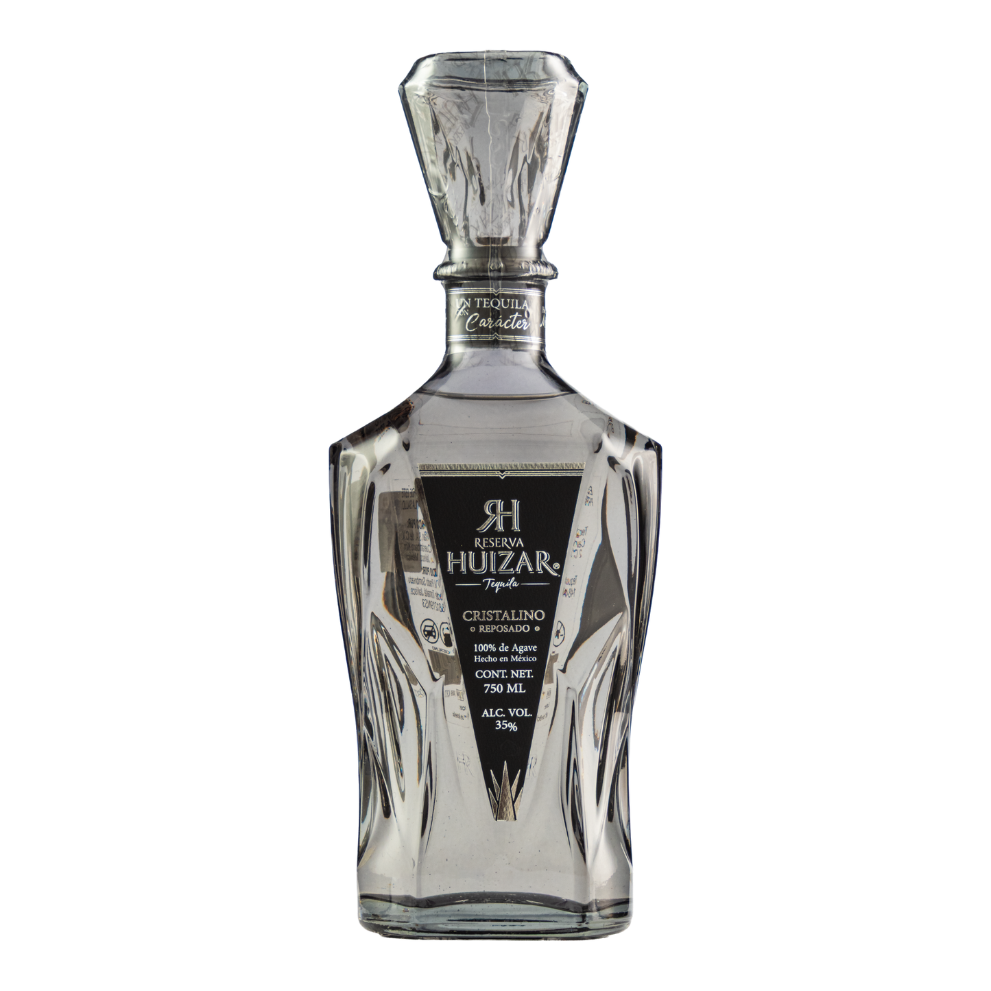 Tequila Reserva RH Huizar Reposado Cristalino 750 Ml