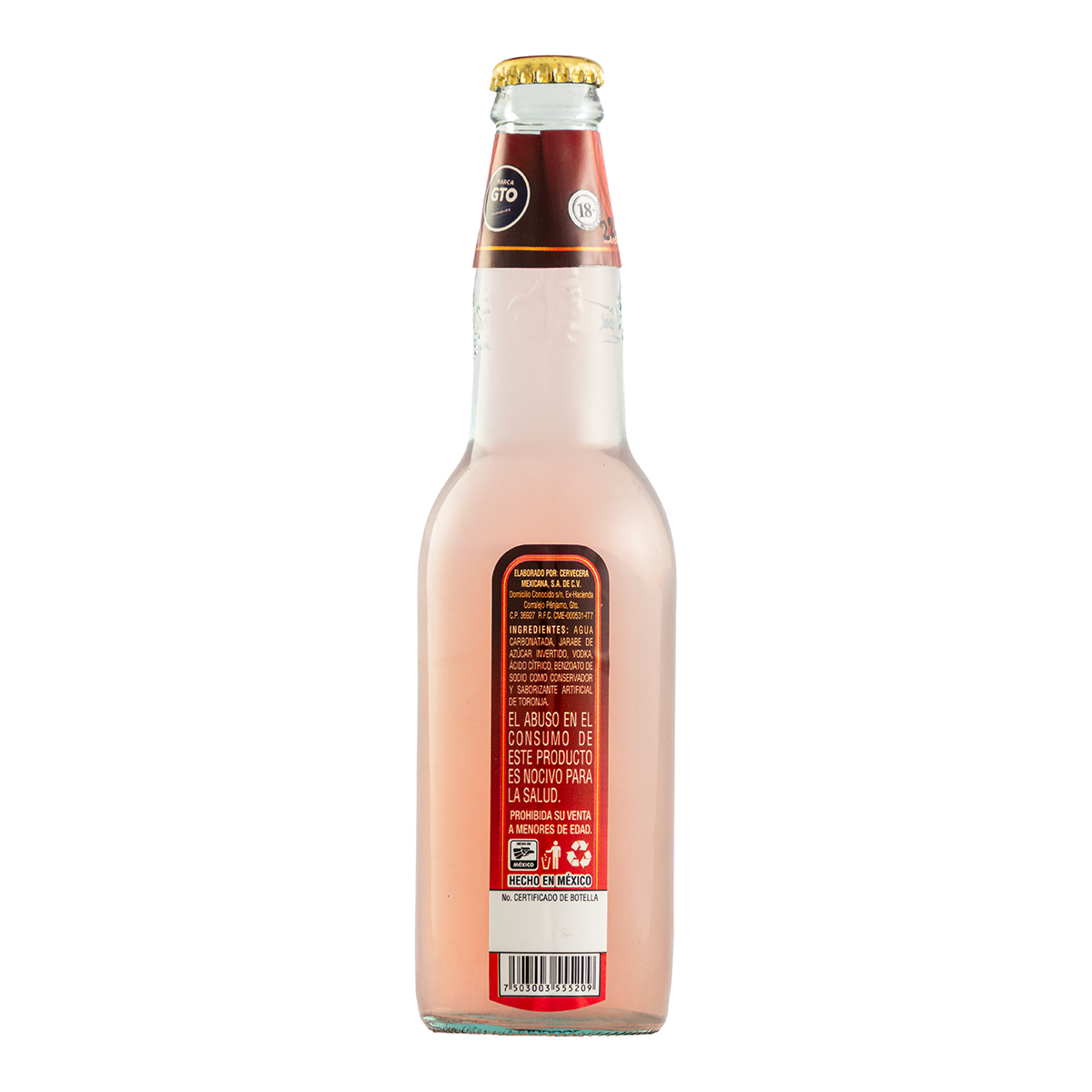 Bebida Burbs Vodka con Toronja 355 Ml