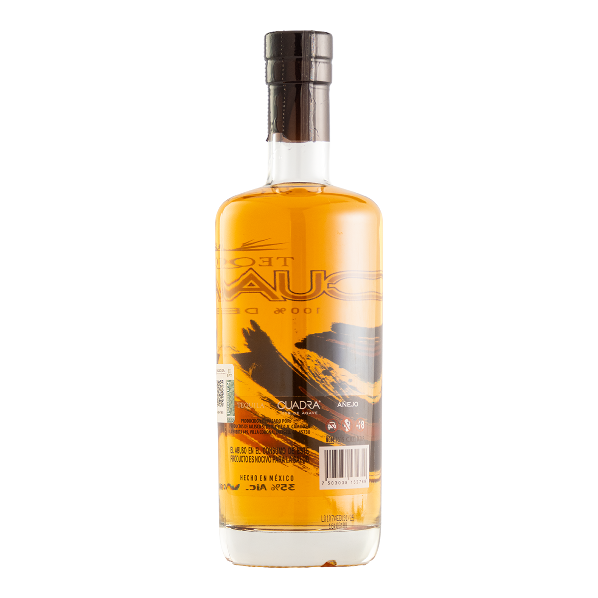 Tequila Cuadra Añejo 750 Ml