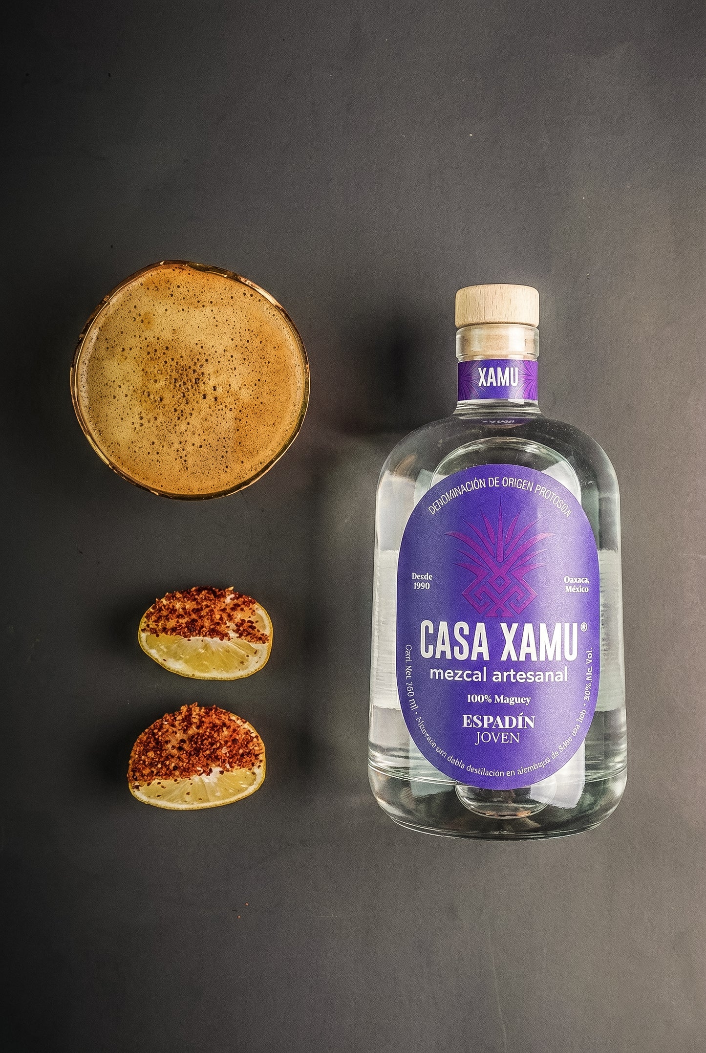 Mezcal Artesanal Casa Xamu Joven Espadín 750 Ml