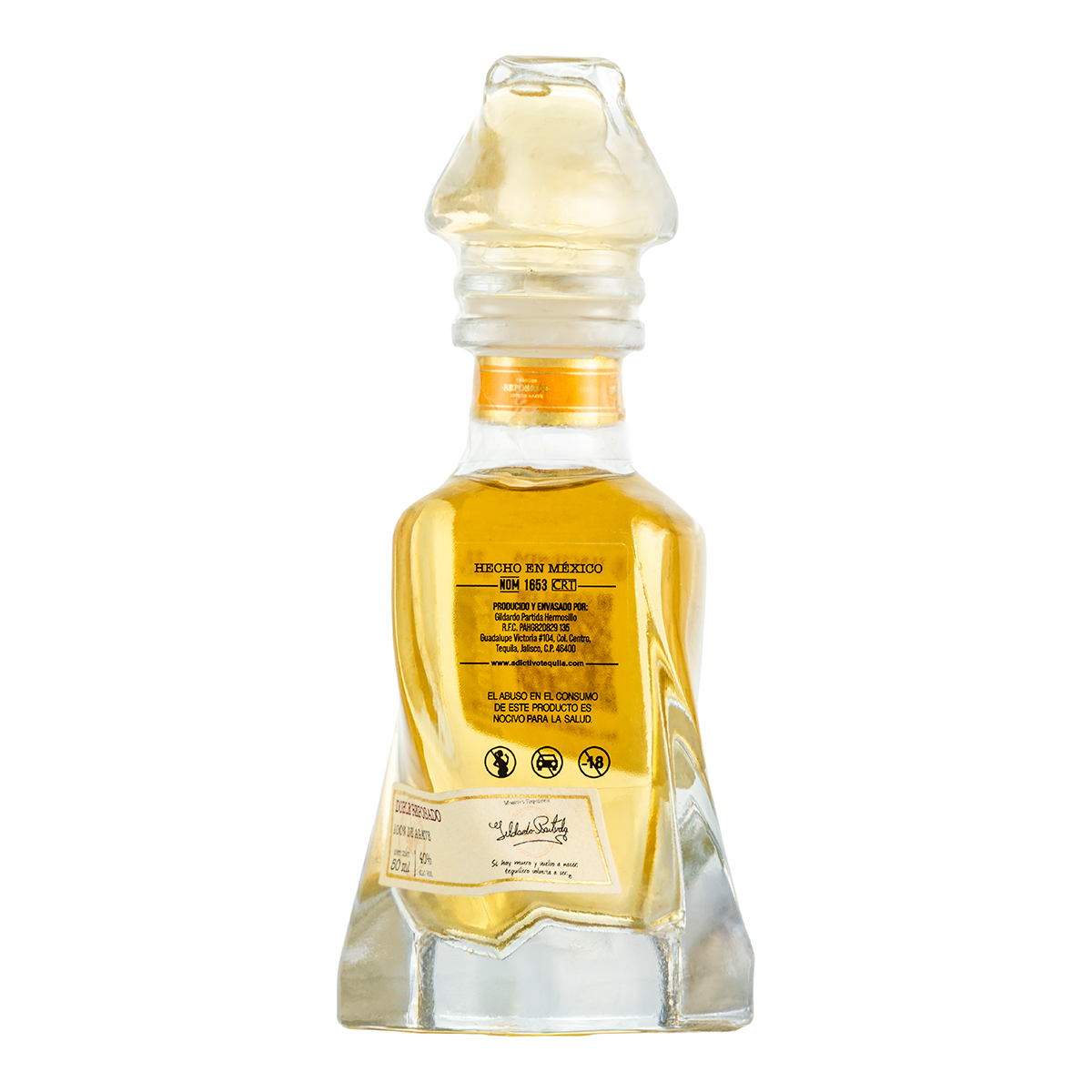 Tequila Adictivo Doble Reposado 50 Ml Mini