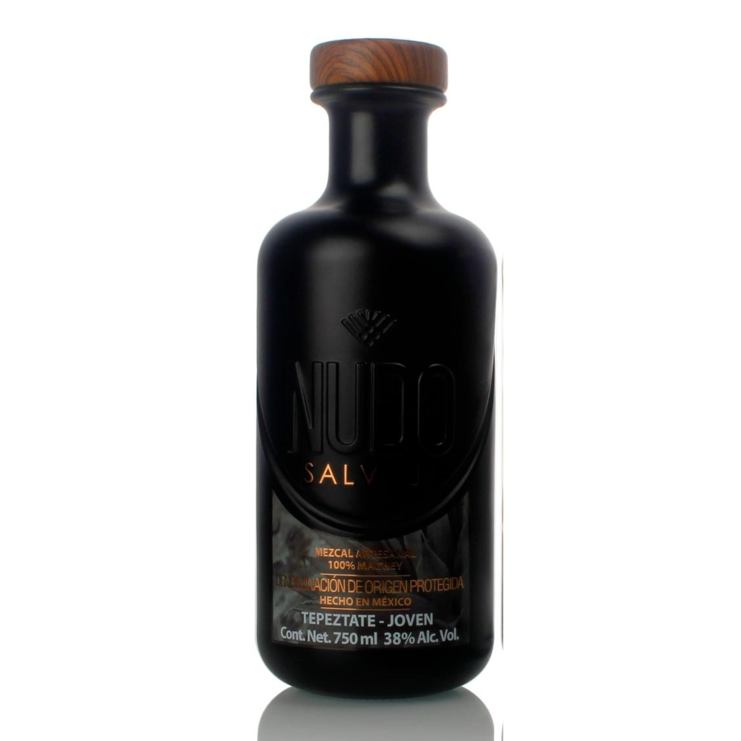 Mezcal Artesanal Nudo Salvaje Tepeztate Joven 750 Ml