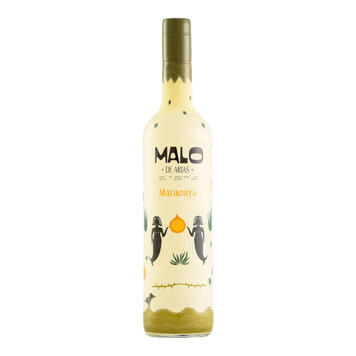 Licor de Agave Malo de Arias Maracuyá 1000 Ml