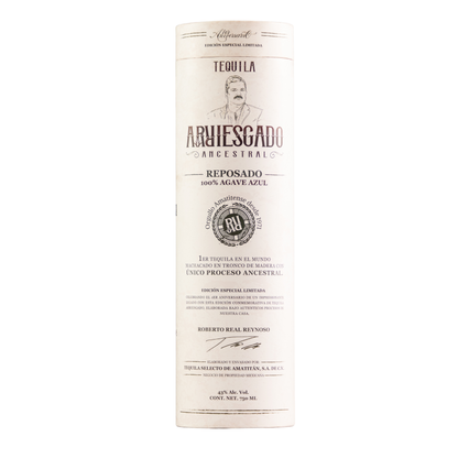 Tequila Arriesgado Ancestral Reposado 750 Ml