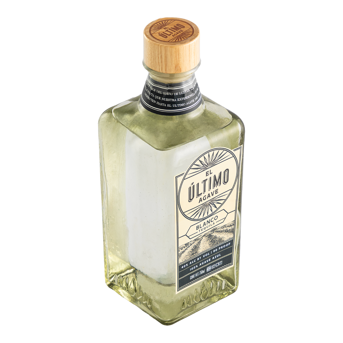 Tequila El Último Agave Blanco 750 Ml