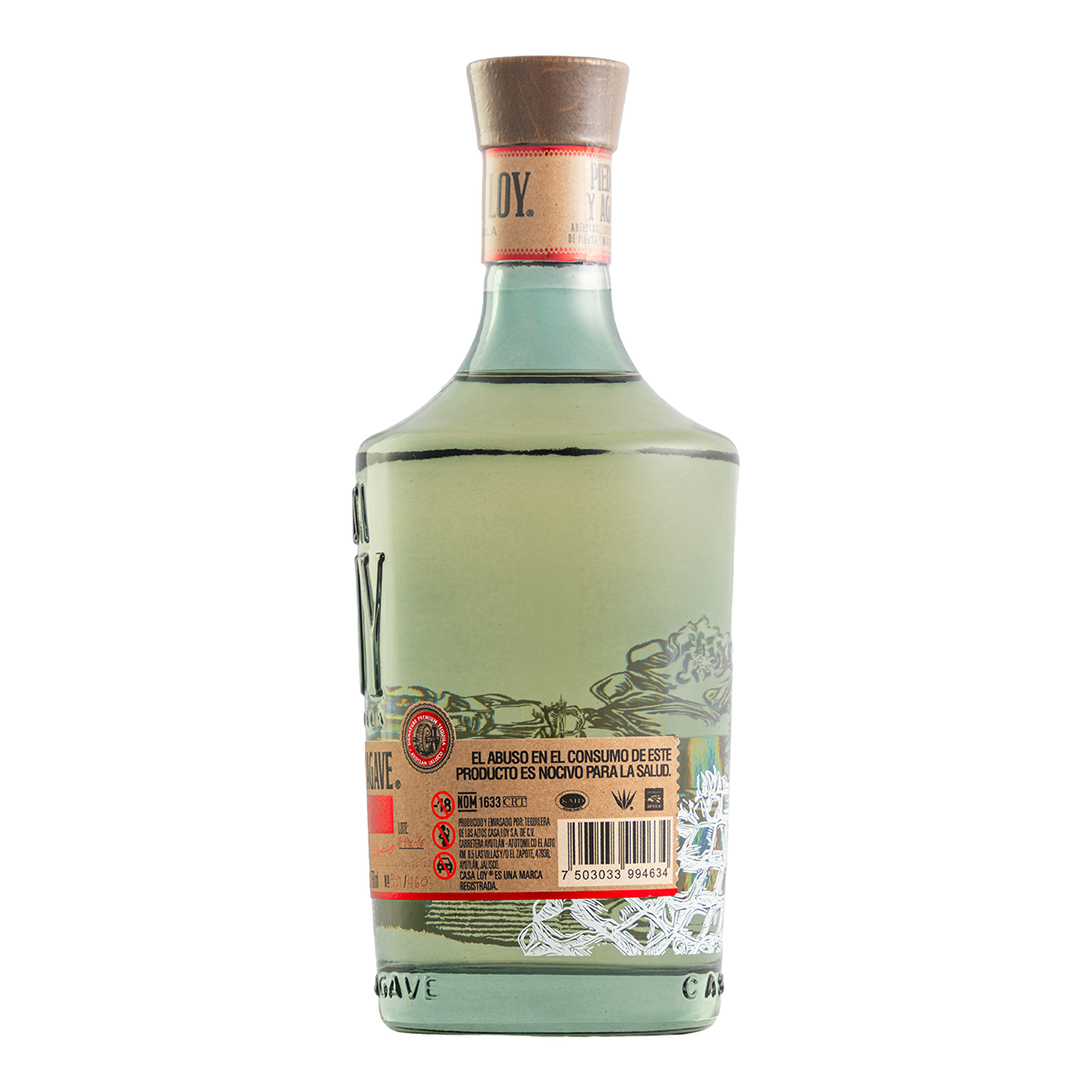 Tequila Casa Loy Piedra y Agave Reposado 750 Ml