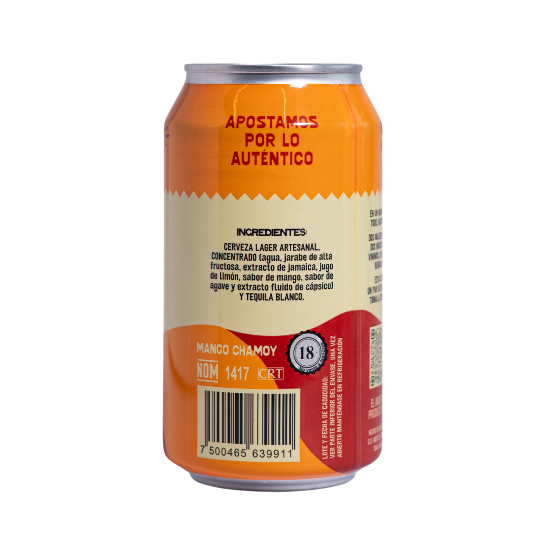 Bebida Par de Reinas Mexclada Mango Chamoy Lata 355 Ml