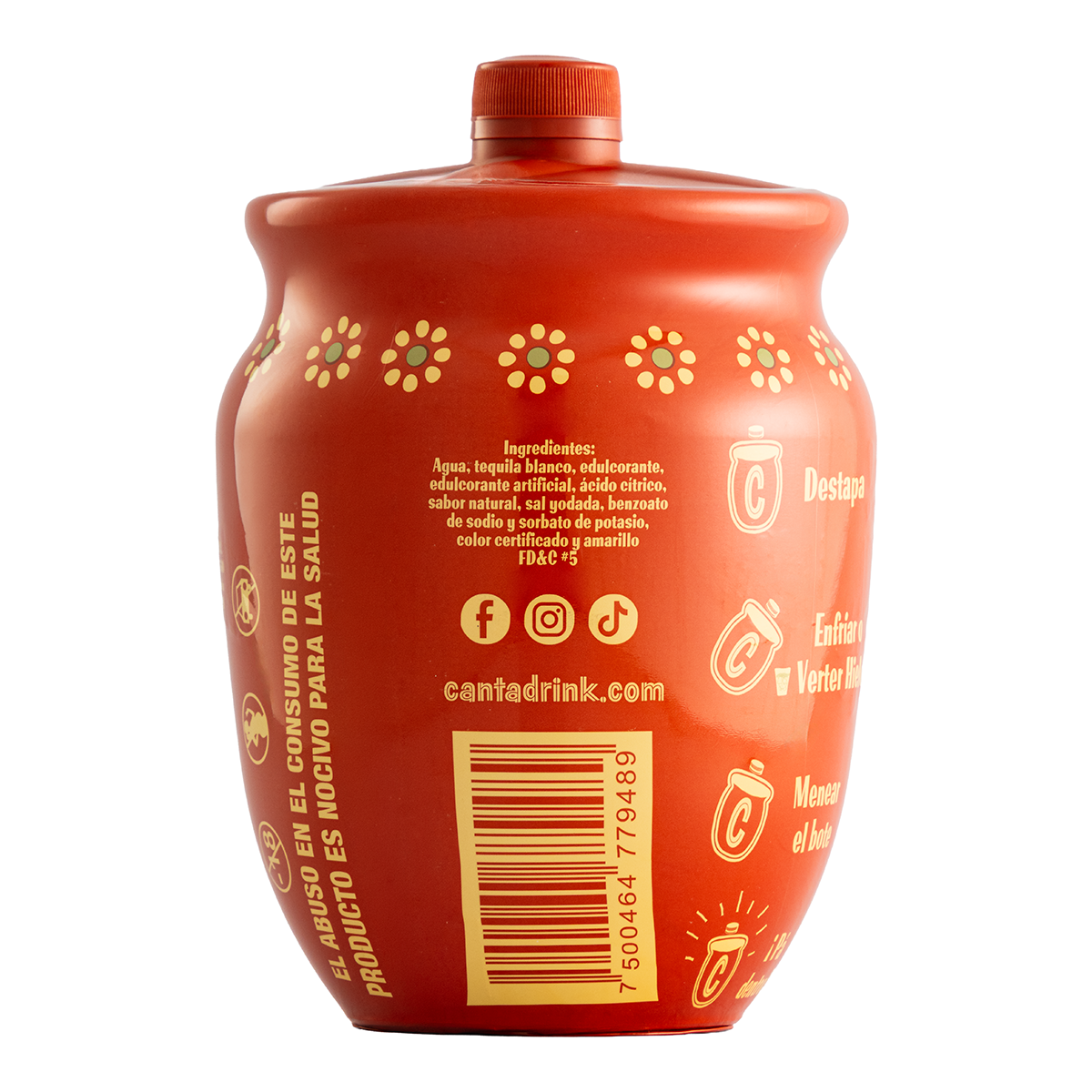 Bebida Preparada Cantarito Mega Cantadrink 1500 Ml