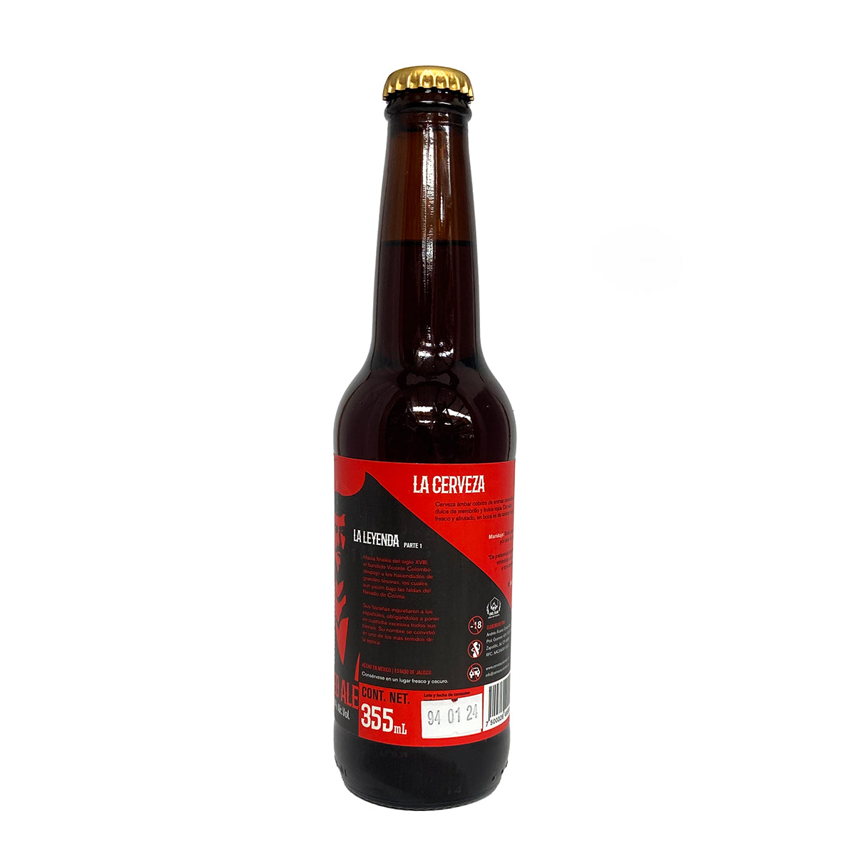 Cerveza Artesanal Colombo Irish Red Ale 355 ml