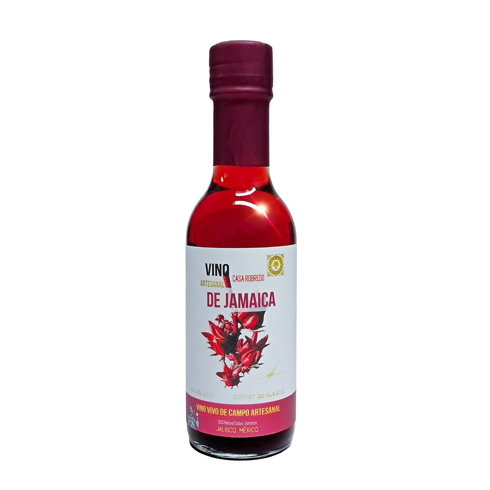 Vino Artesanal De Jamaica Casa Robredo 250 Ml