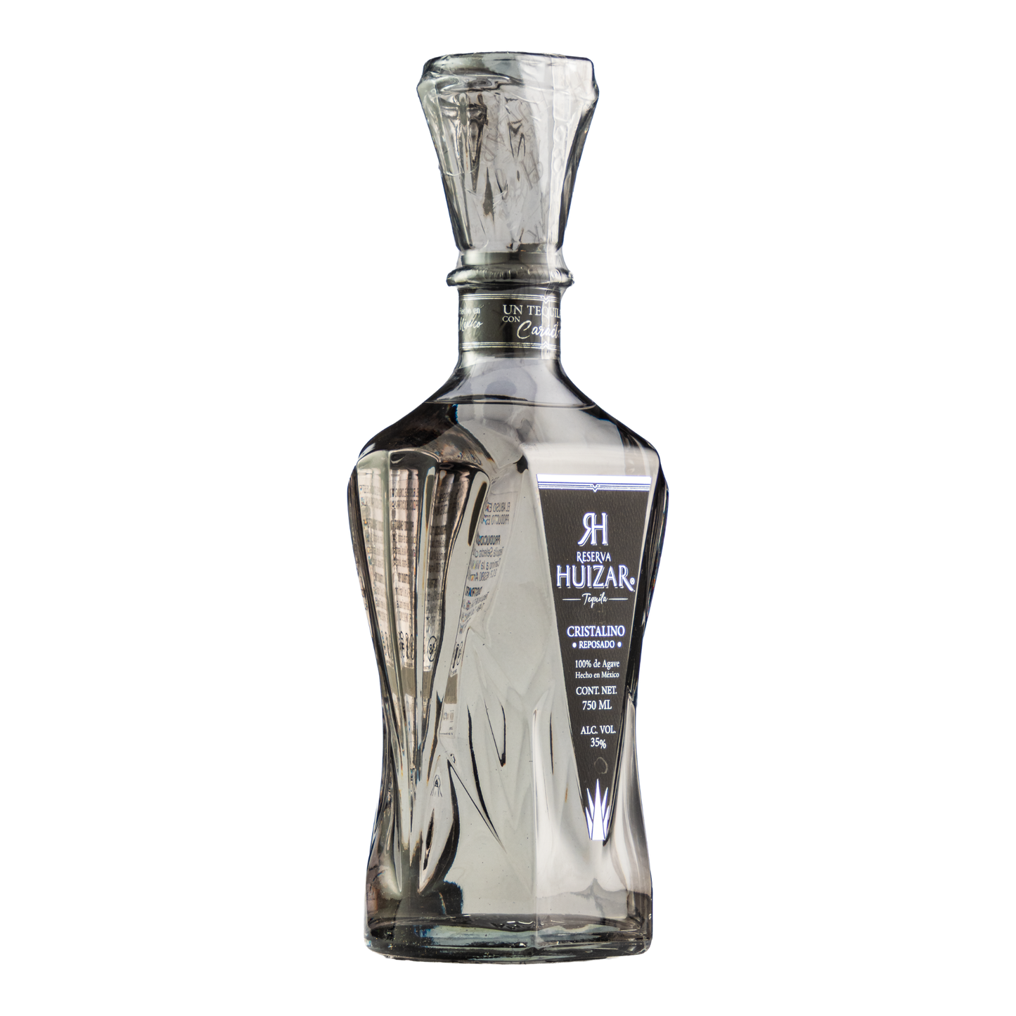 Tequila Reserva RH Huizar Reposado Cristalino 750 Ml