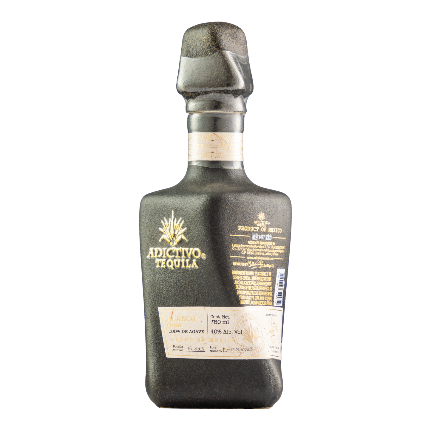 Tequila Adictivo Blanco Craft 750 Ml