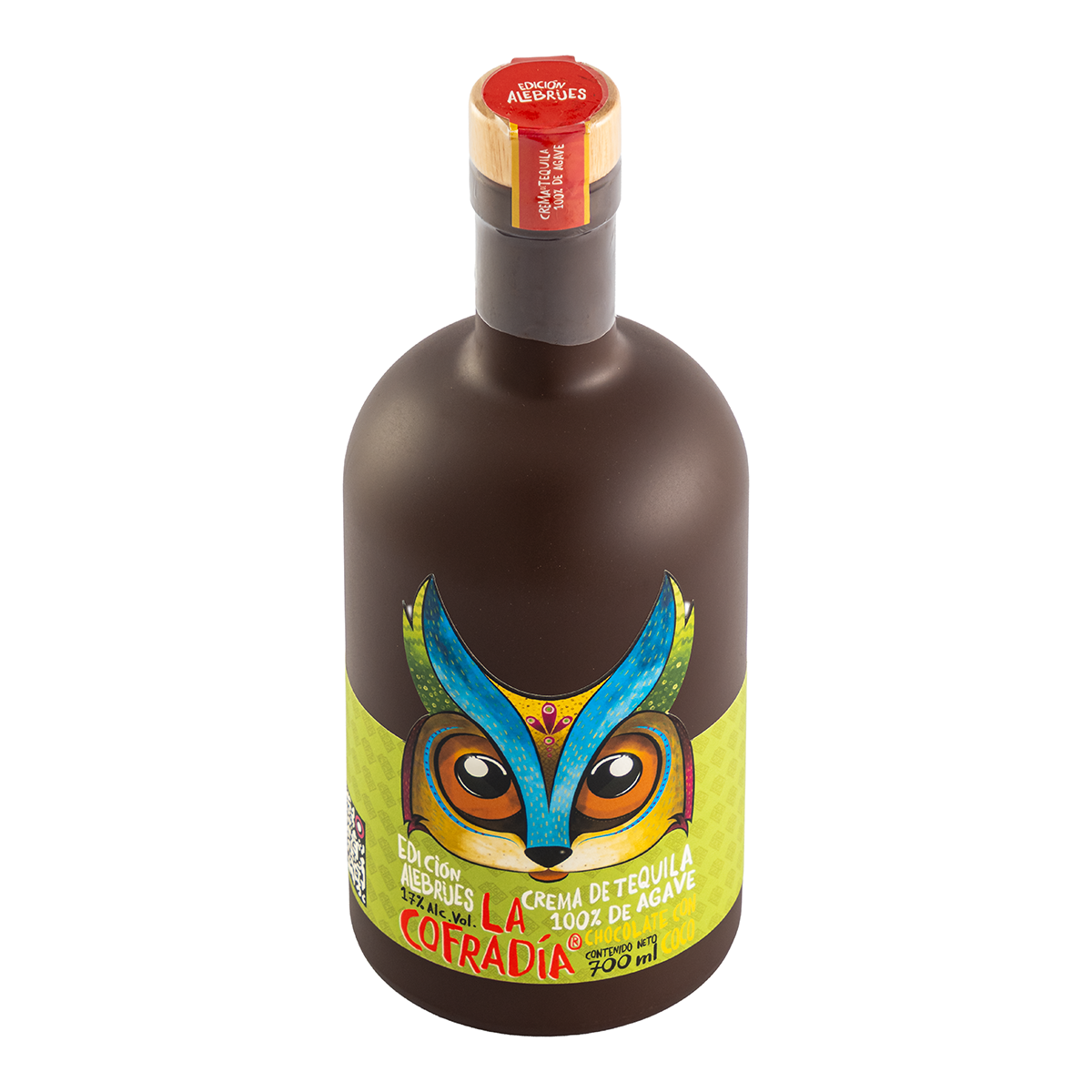 Crema de Tequila La Cofradía Alebrijes Chocolate Coco 700 Ml