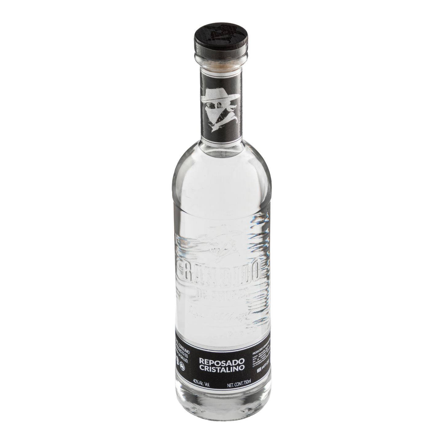 Tequila Bandido De Amores Reposado Cristalino 750 Ml