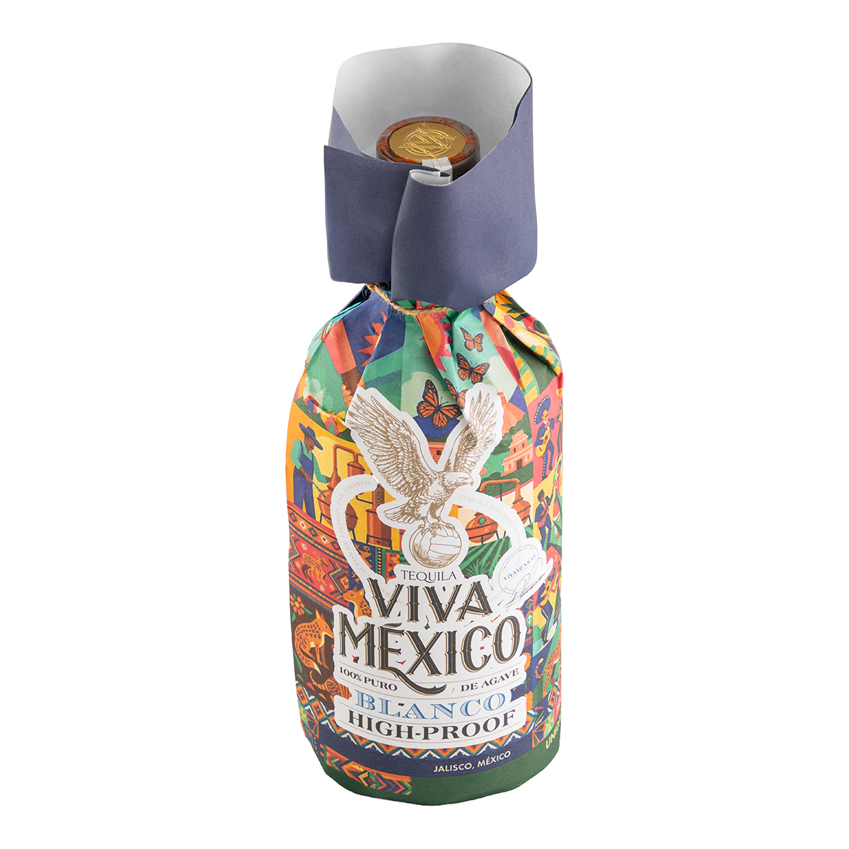 Tequila Viva México Blanco High Proof Edición Esp 750 Ml