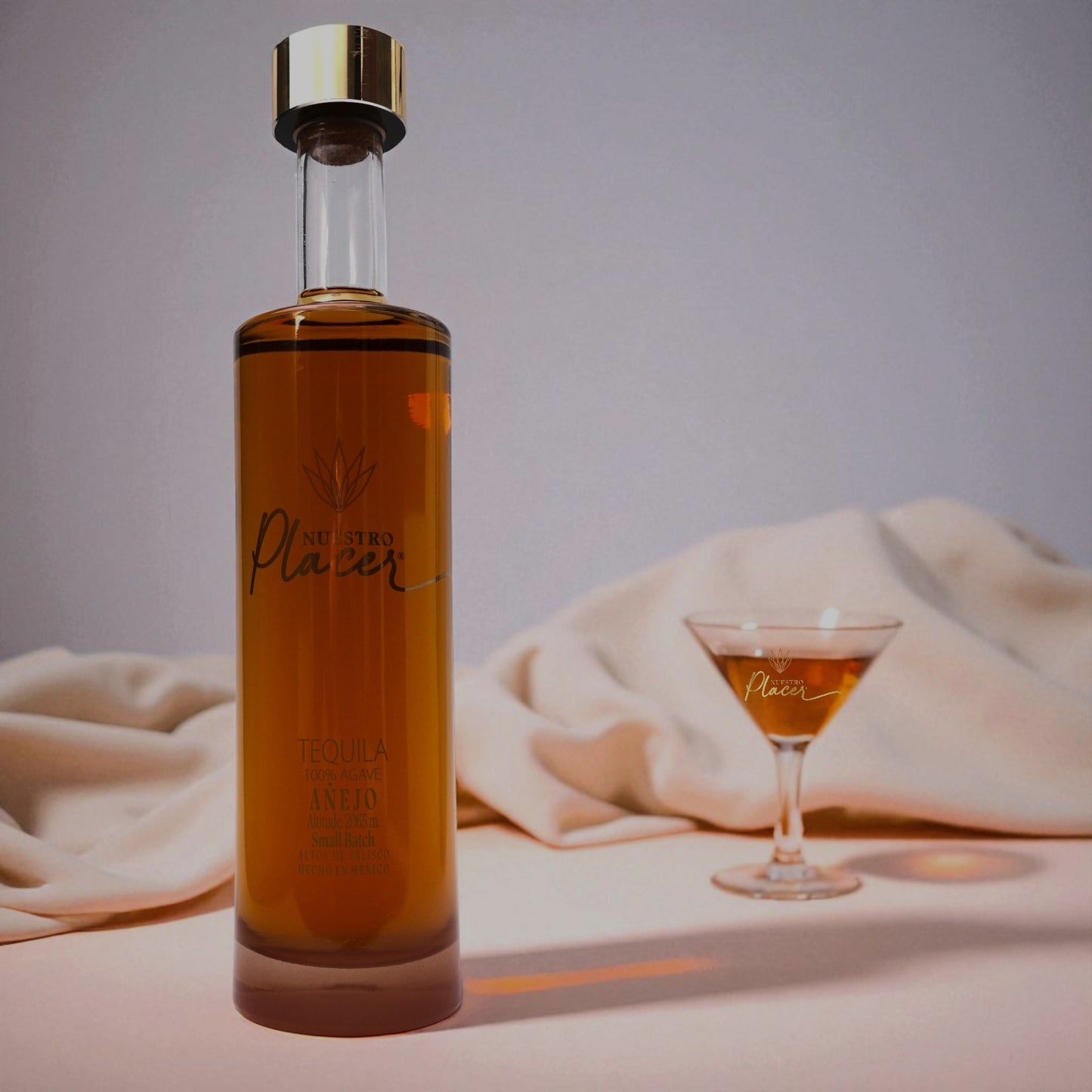 Tequila Nuestro Placer Añejo 750 Ml