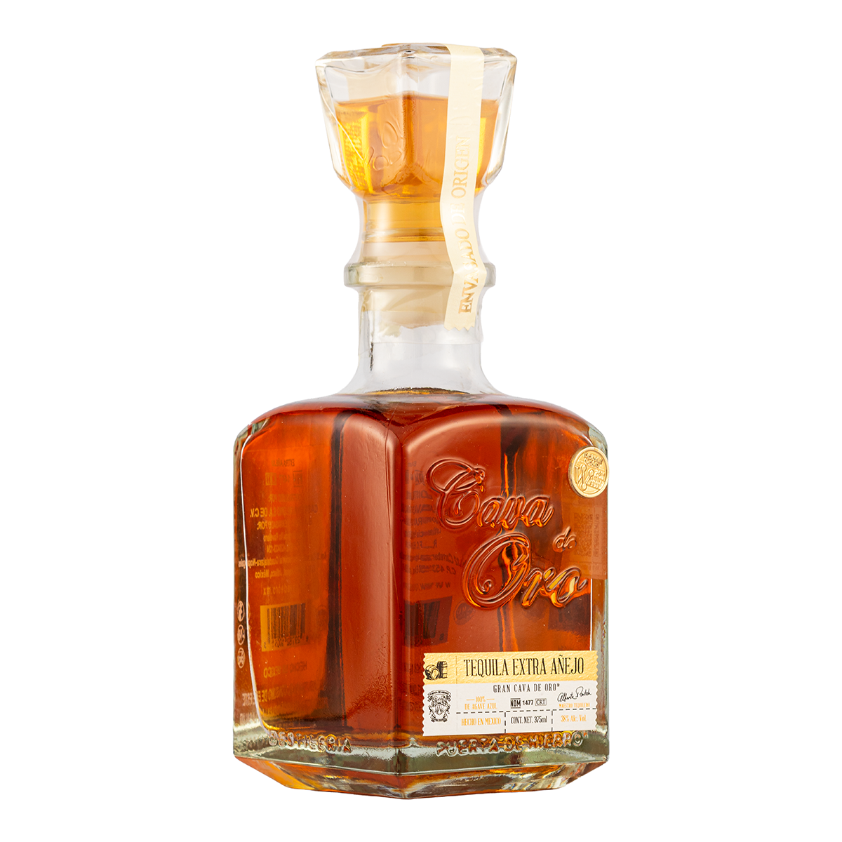 Tequila Gran Cava de Oro Extra Añejo 375 Ml