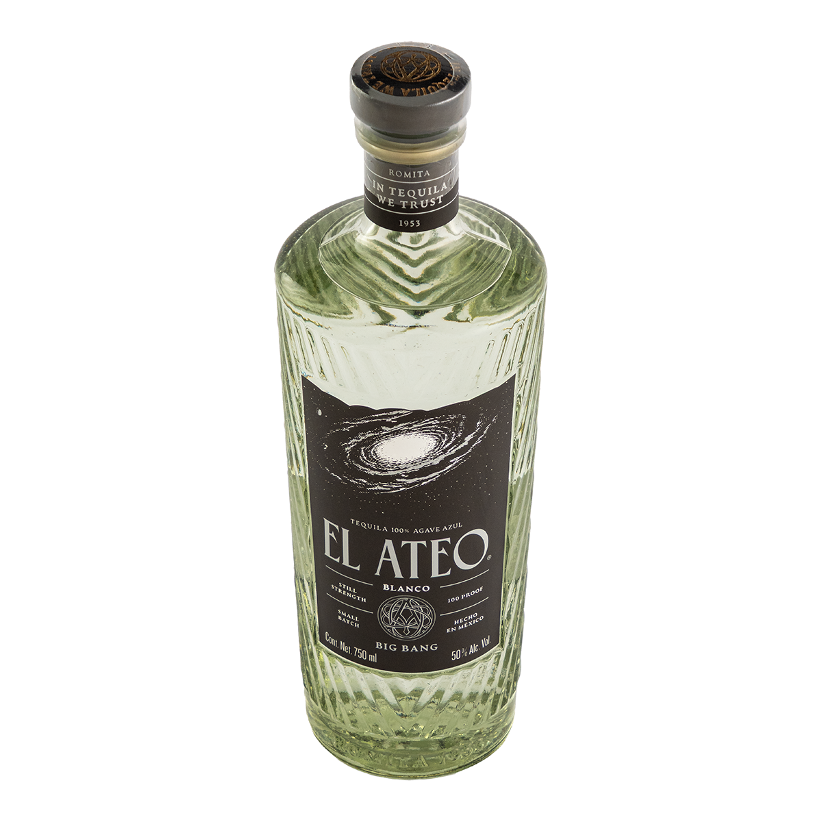 Tequila El Ateo Blanco Big Bang High Proof Still 750 Ml