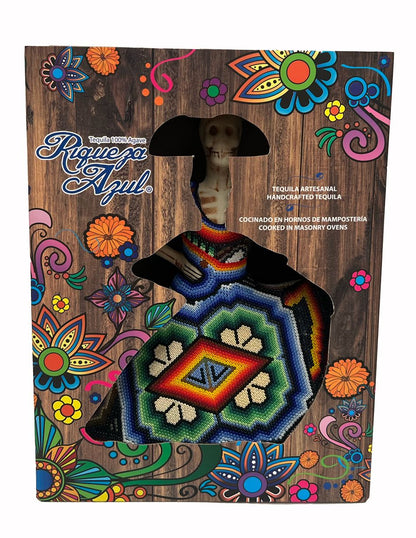 Tequila Riqueza Artesanal Azul Añejo Huichol 750 Ml