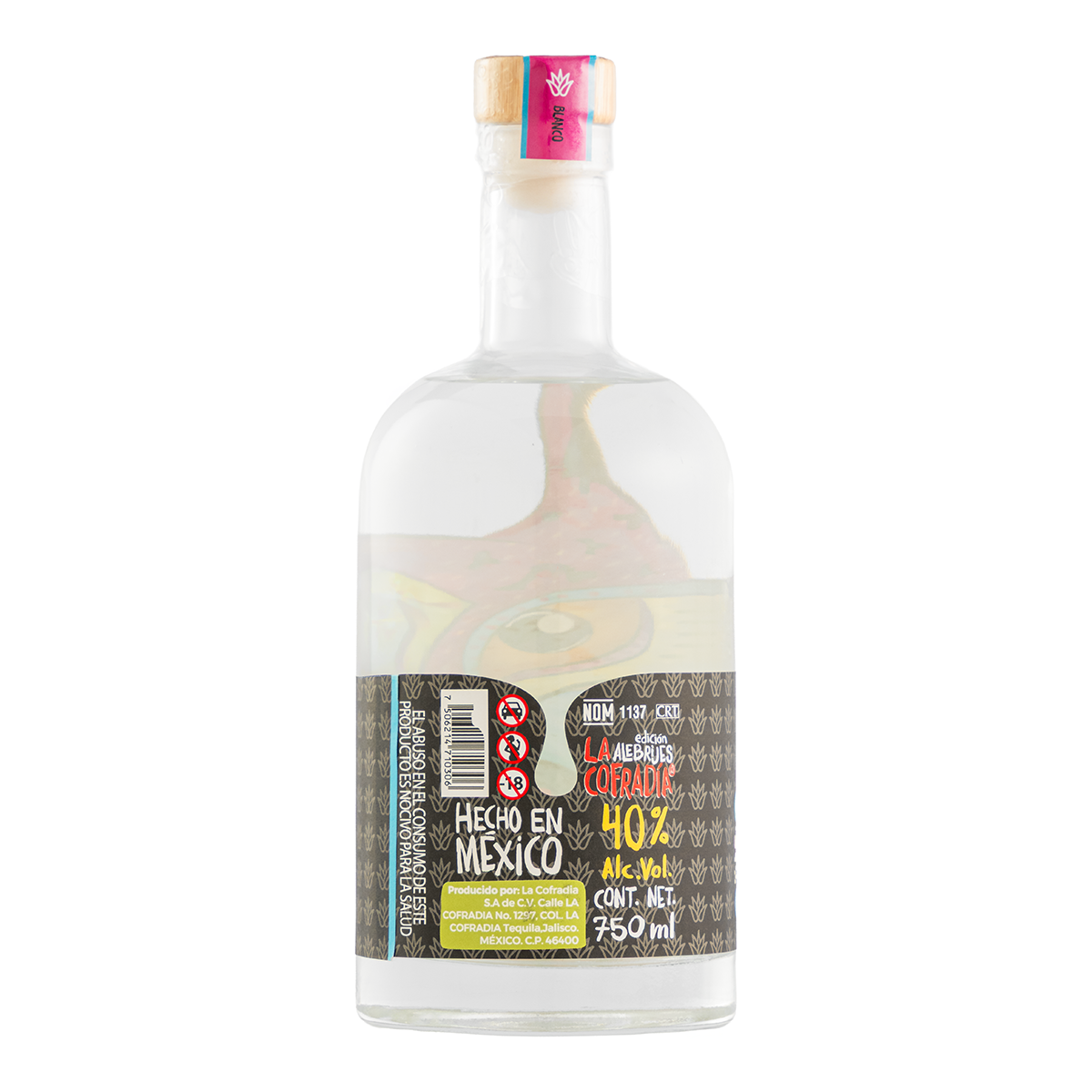 Tequila La Cofradía Edición Alebrijes Blanco 750 Ml