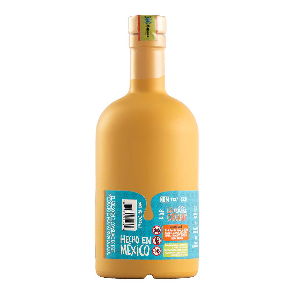 Crema de Tequila La Cofradía Alebrijes Vainilla 700 Ml