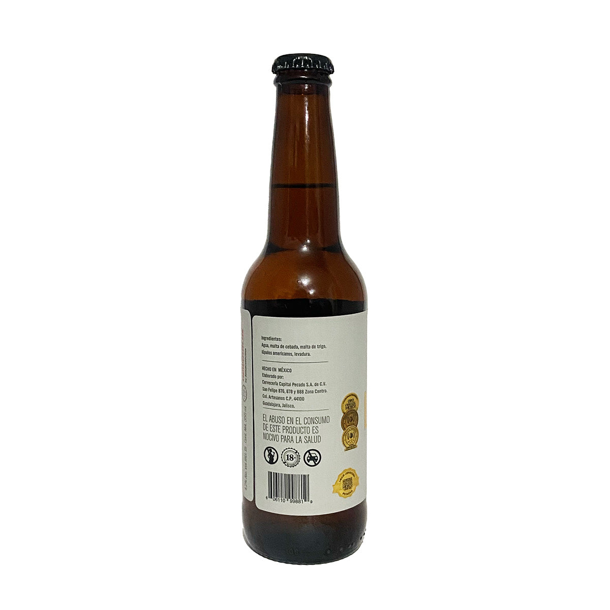 Cerveza Capital Pecado Lasciva American Wheat 355 Ml