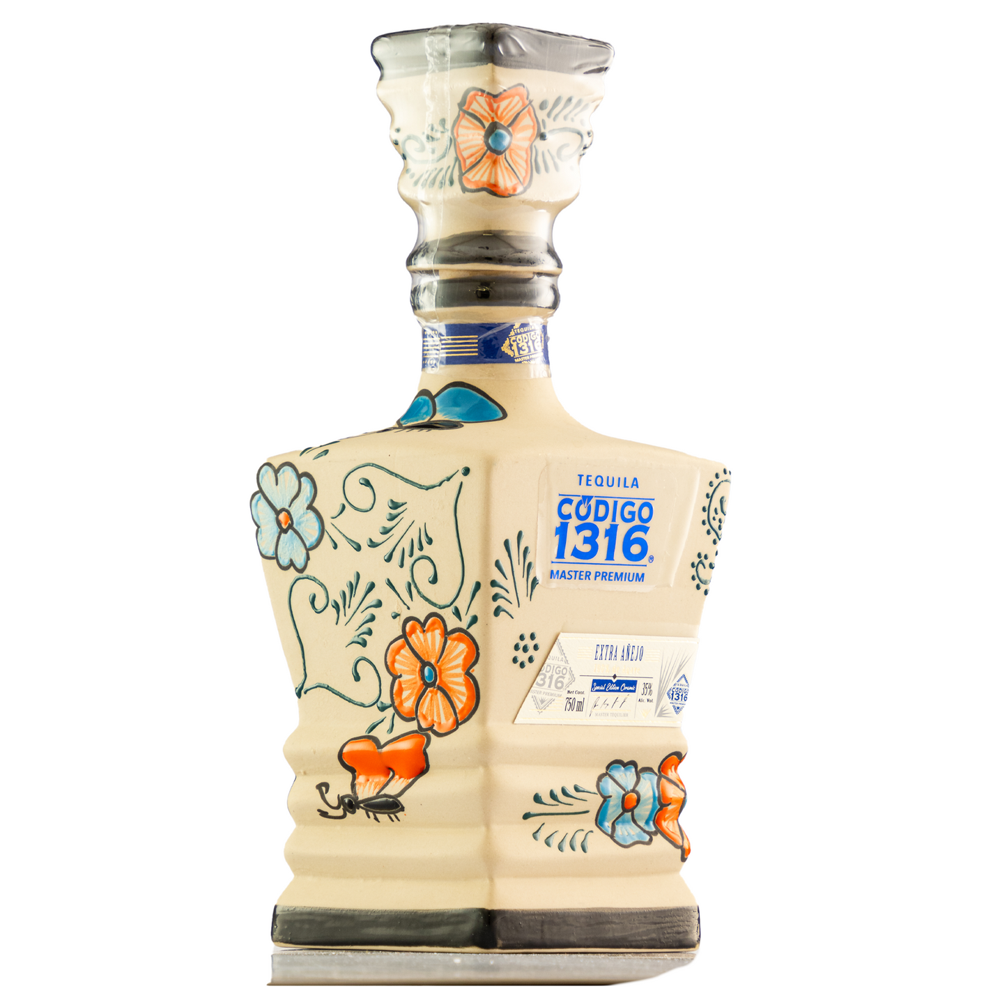 Tequila Código 1316 Extra Añejo Cerámica Frida Kahlo 750 Ml