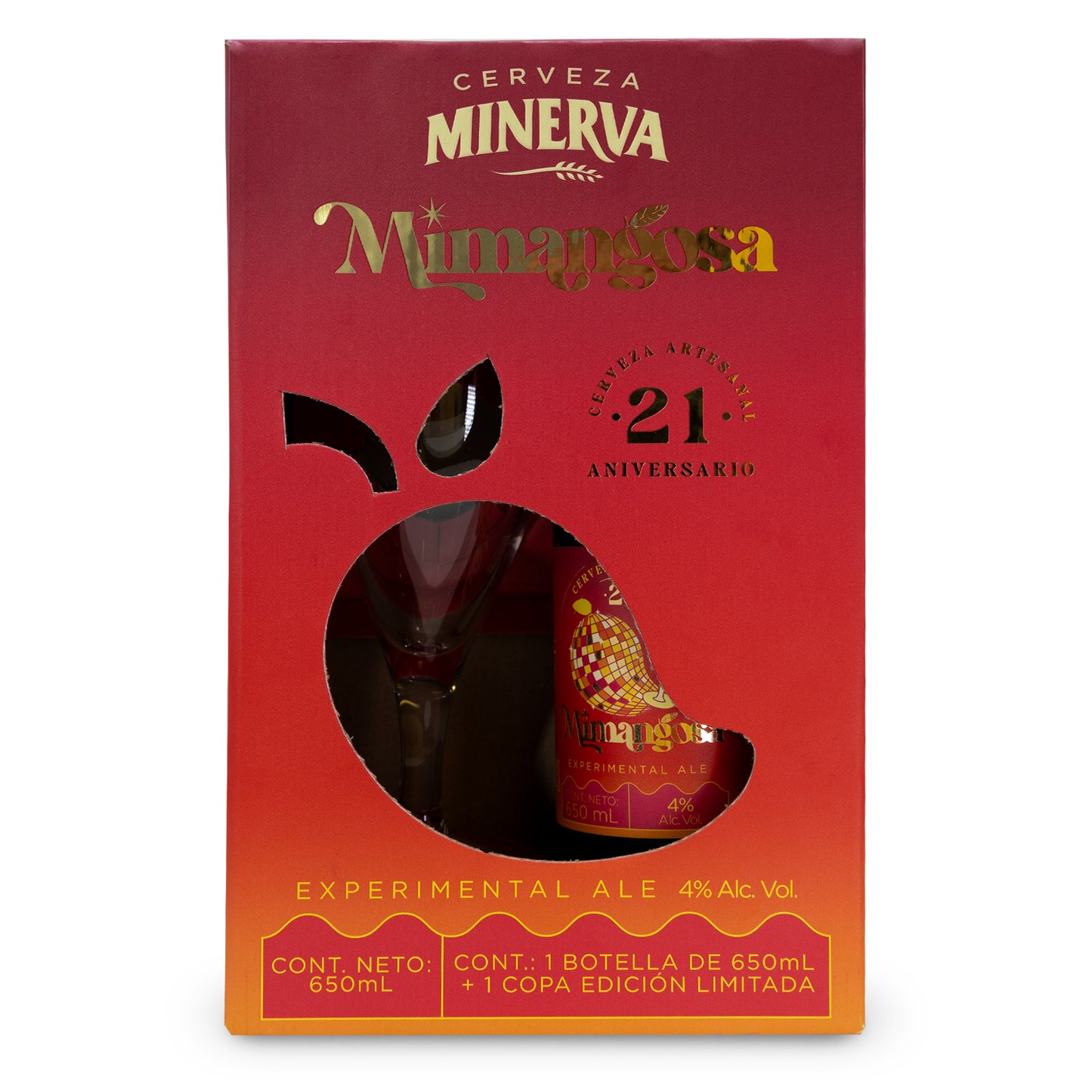 Cerveza Minerva Mimangosa Con Copa 650 Ml