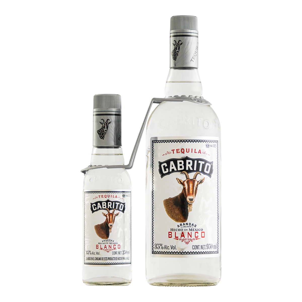 Tequila Cabrito Blanco 950 Ml con 250 Ml