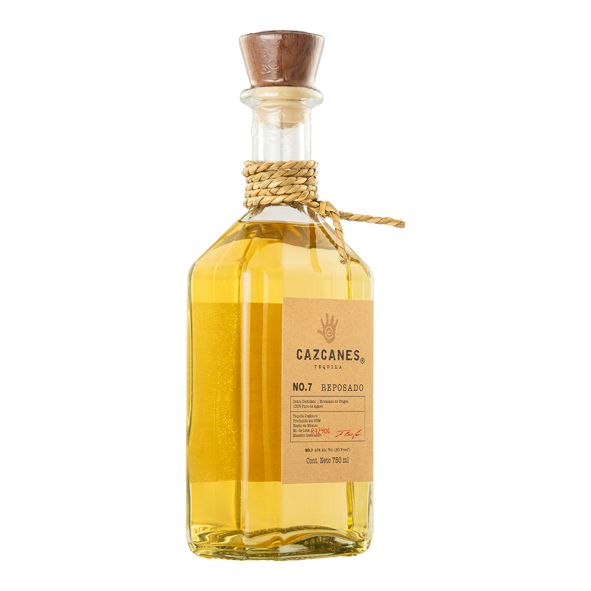 Tequila Cazcanes Reposado No.7 750 Ml