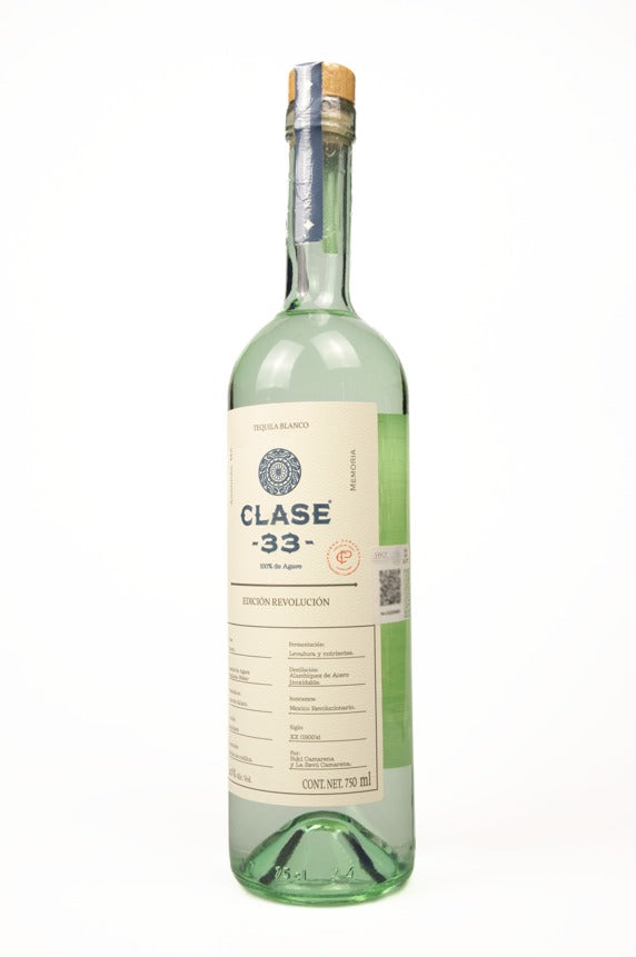 Tequila Clase 33 Edición Revolución Blanco 750 Ml