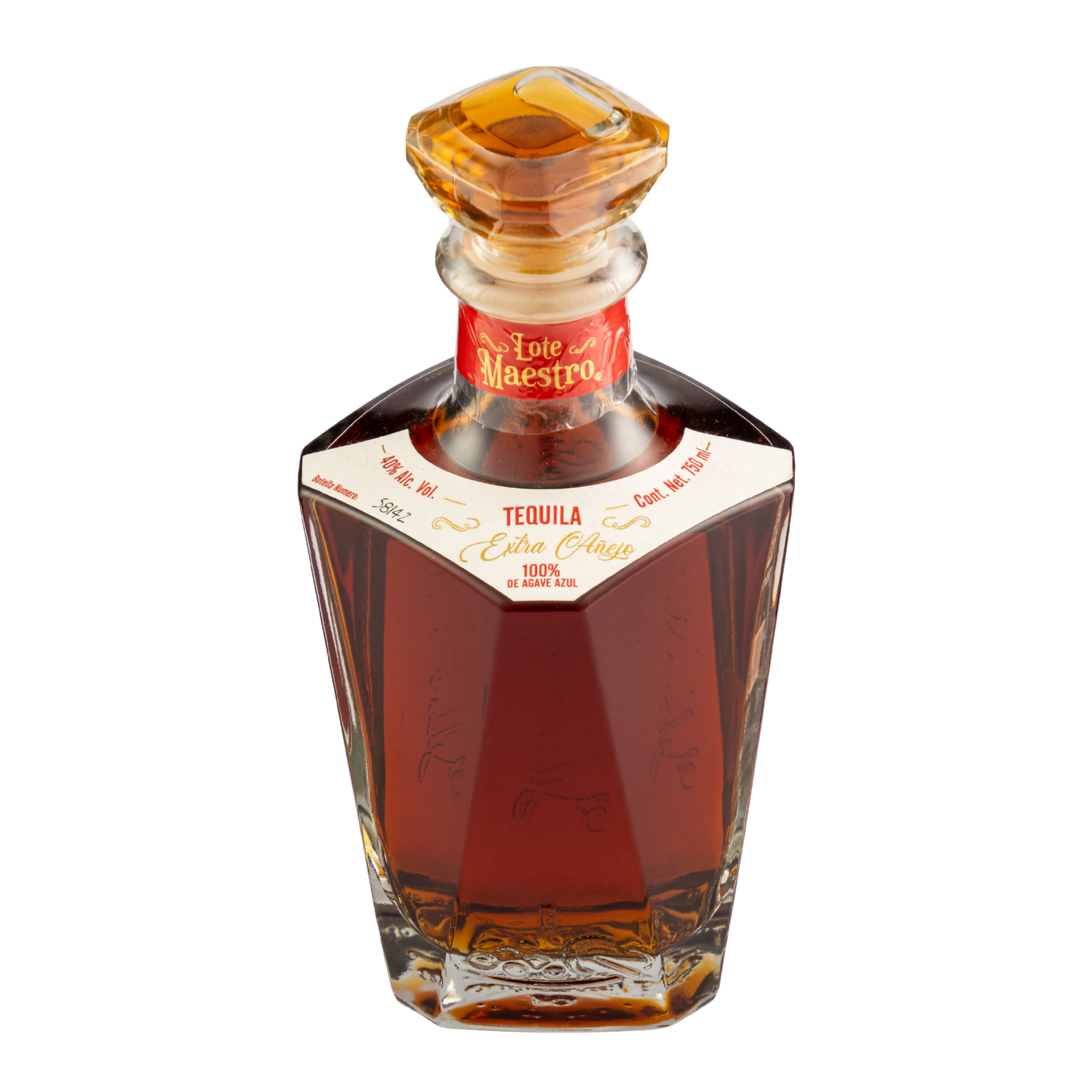 Tequila Lote Maestro Extra Añejo 100% Agave 750 Ml