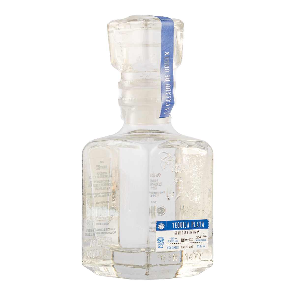 Tequila Gran Cava de Oro Plata Mini 50 Ml