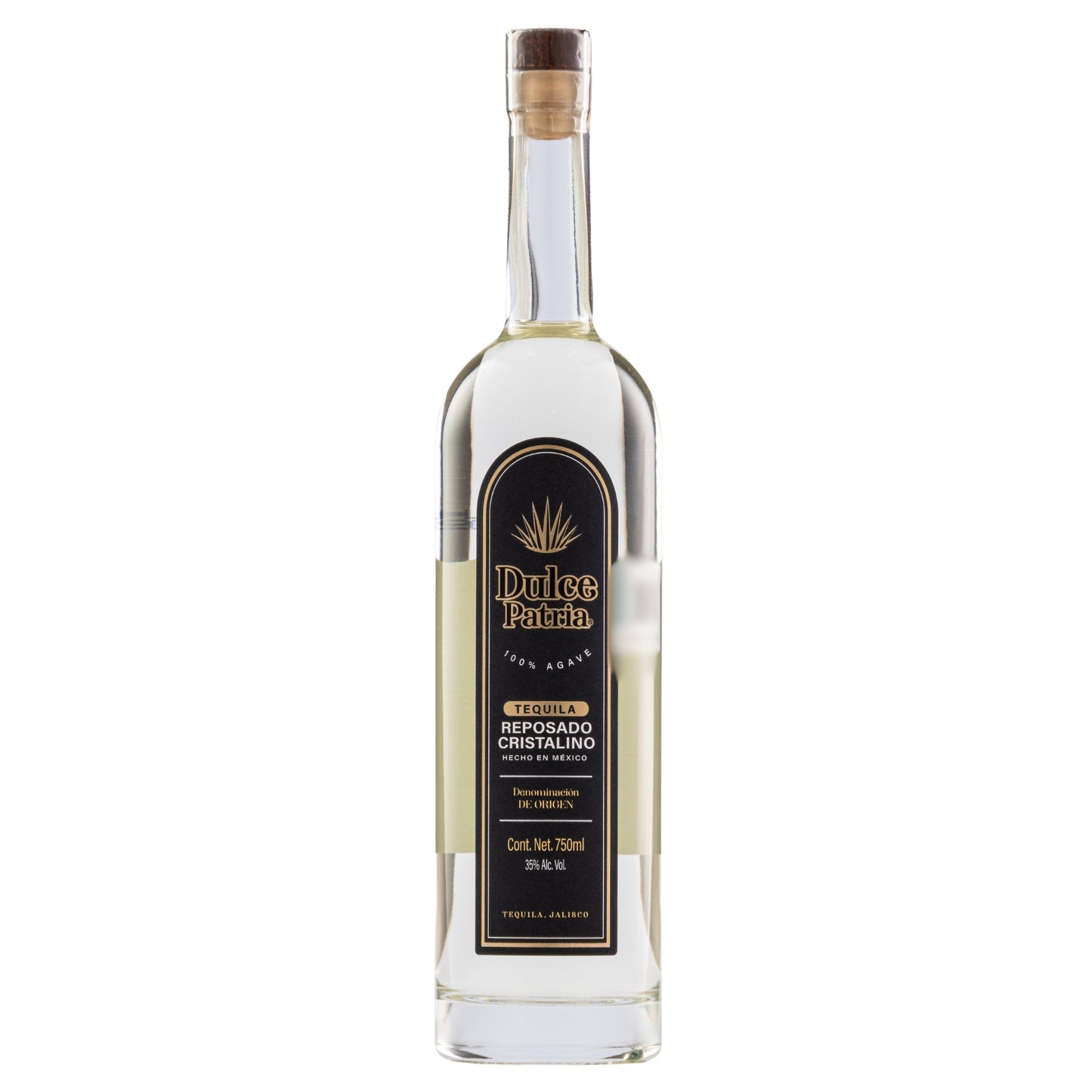 Tequila Dulce Patria Reposado Cristalino 750 Ml