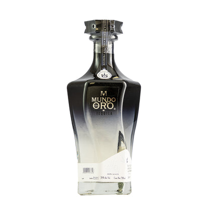 Tequila Artesanal Mundo Oro Añejo Cristalino Premium 750 ml