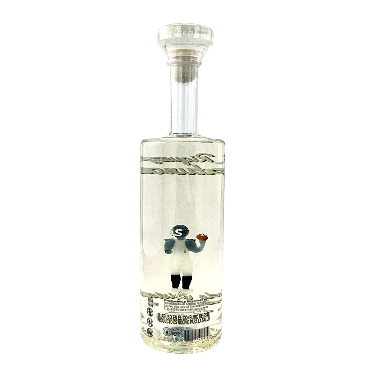 Tequila Riqueza Natural Reposado Cristalino Futbol 750 ml