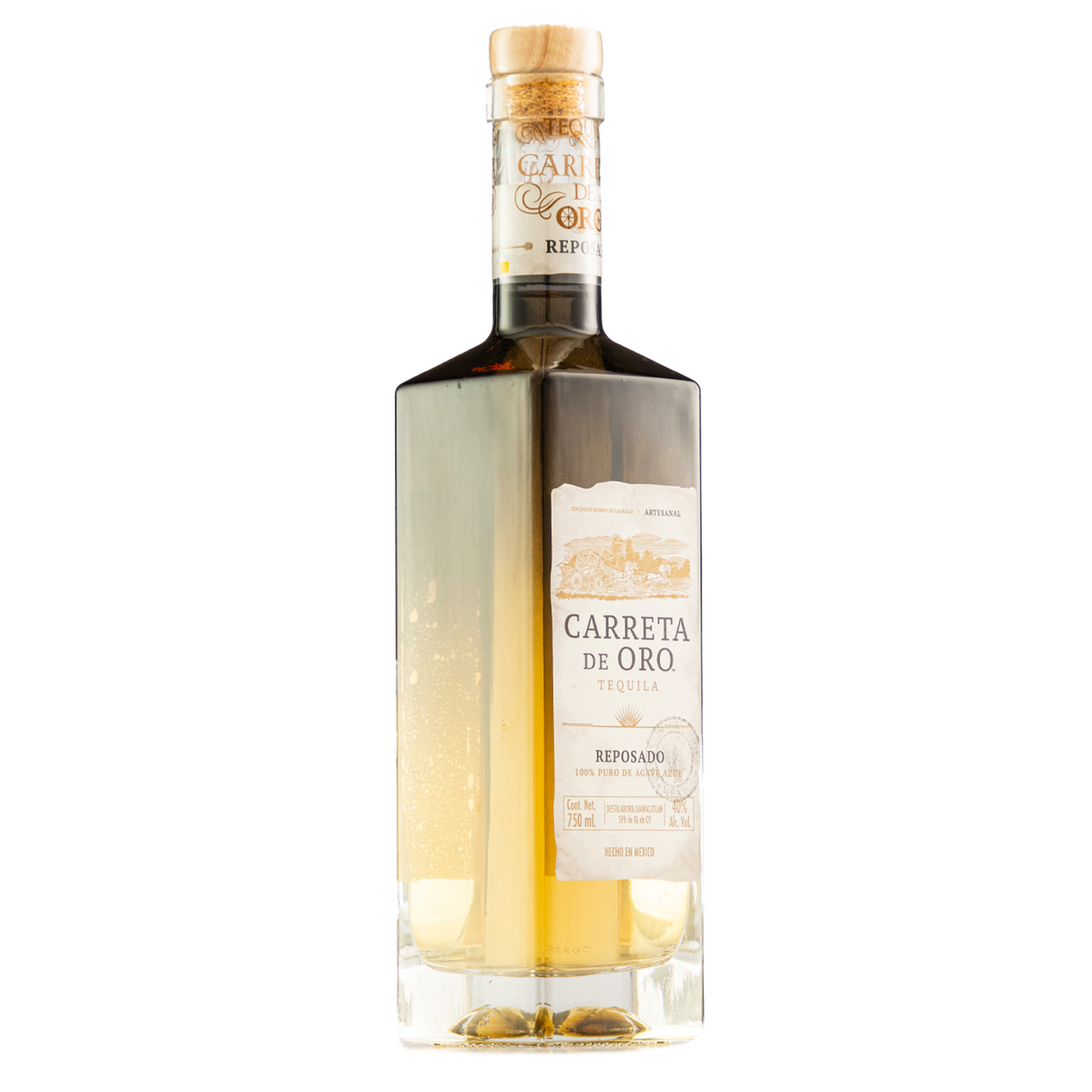 Tequila Carreta De Oro Reposado 750 ml