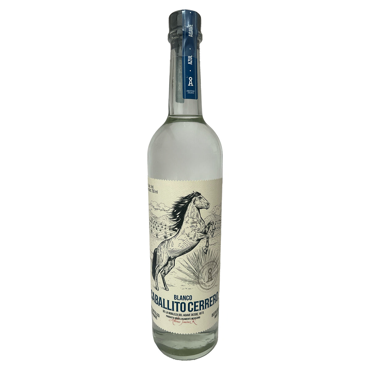 Destilado De Agave Caballito Cerrero Blanco 50 700 Ml