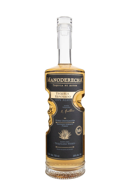 Tequila Manoderecha Doble Destilación Reposado 750 Ml