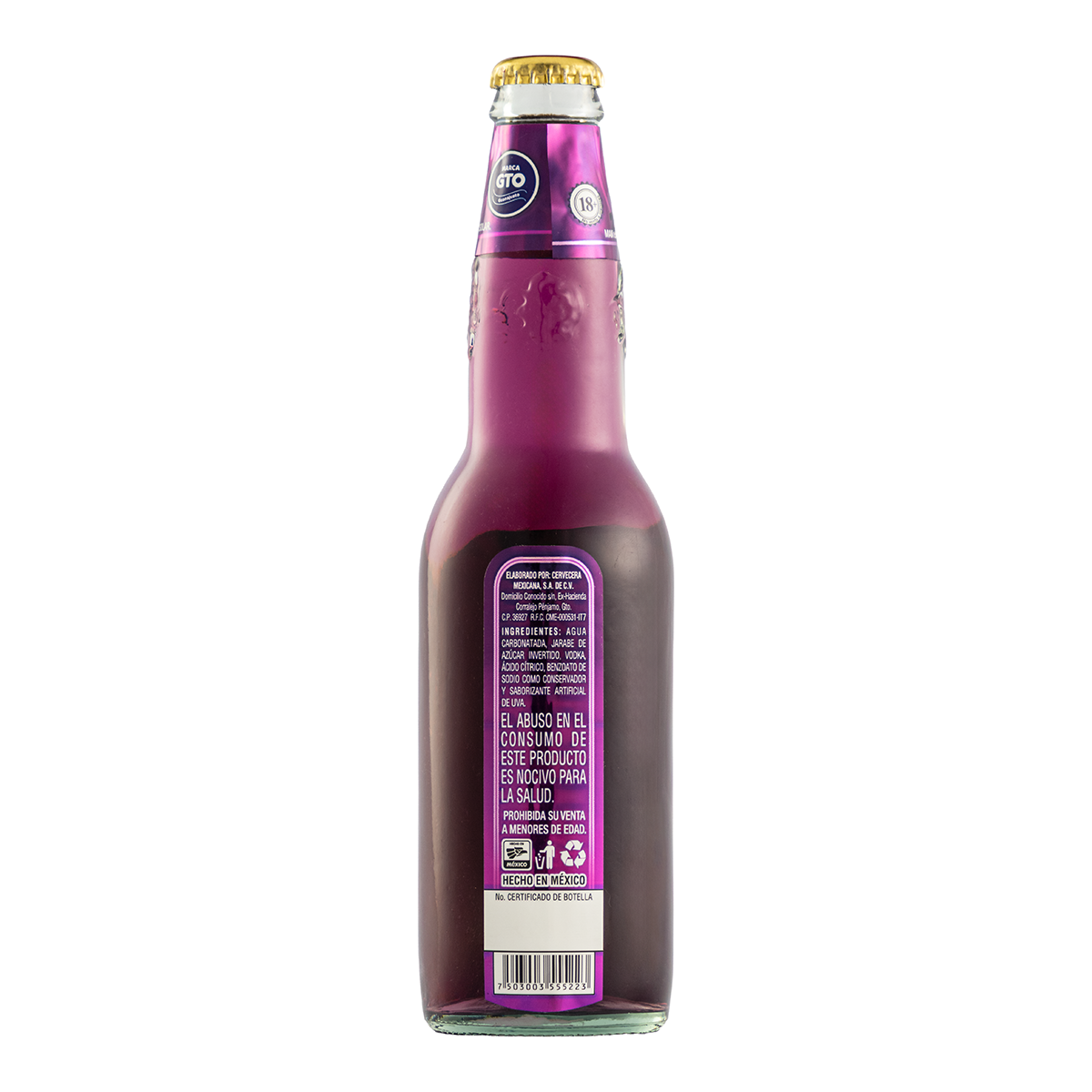 Bebida Burbs Vodka con Uva 355 Ml