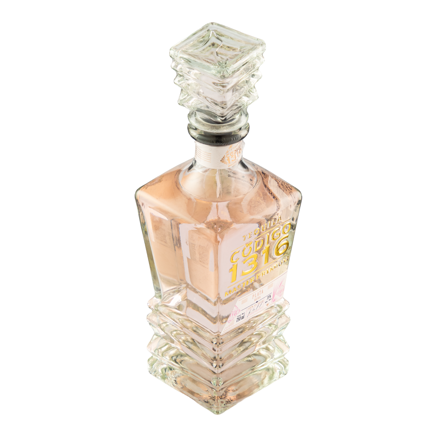 Tequila Código 1316 Blanco Rosa 750 Ml