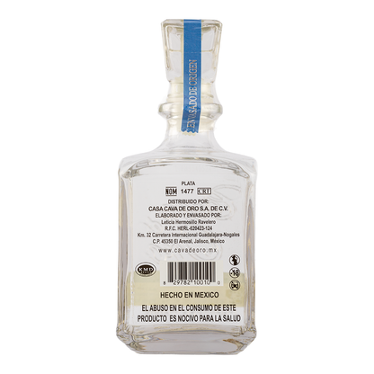 Tequila Gran Cava de Oro Plata 750 Ml
