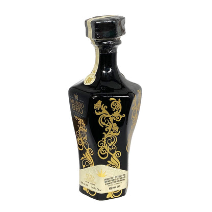 Tequila Artesanal Mundo De Oro Extra Añejo Cerámica Negro
