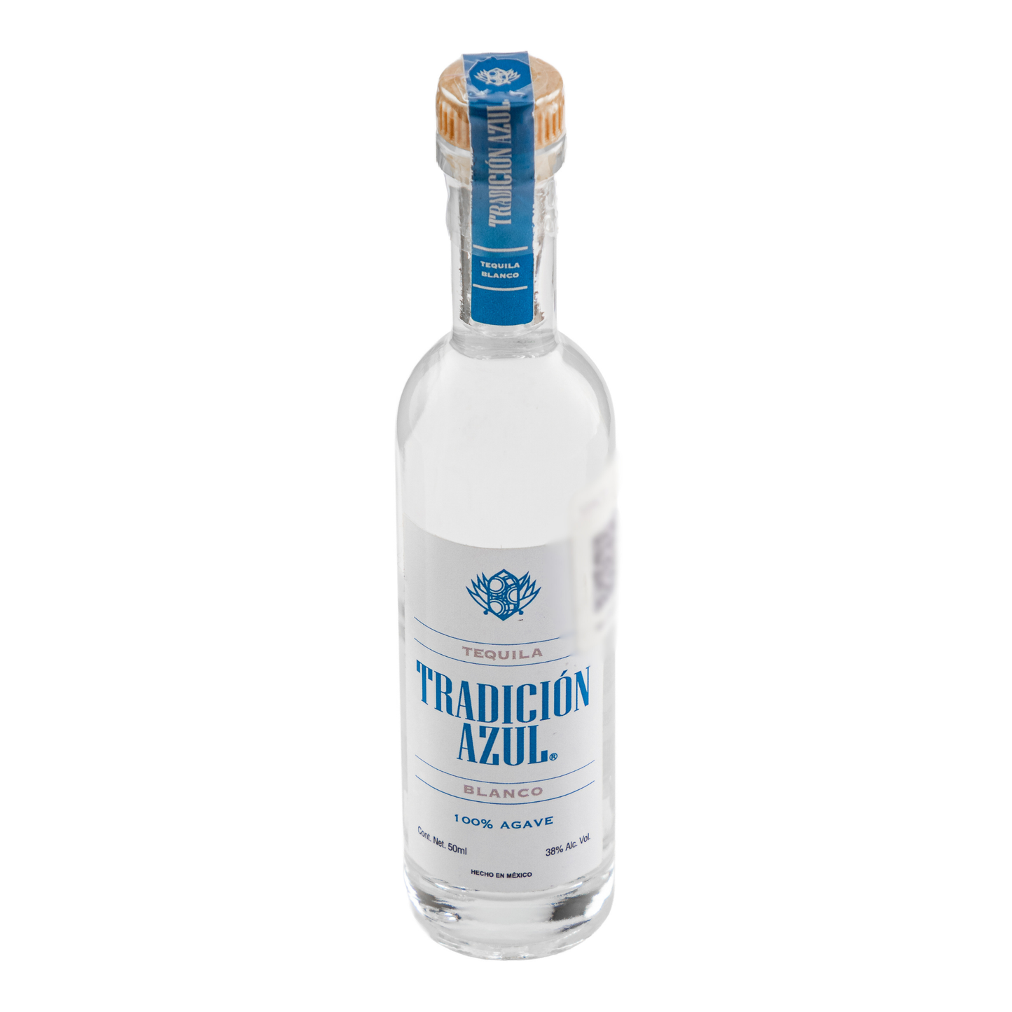 Tequila Tradición Azul Blanco 50 Ml