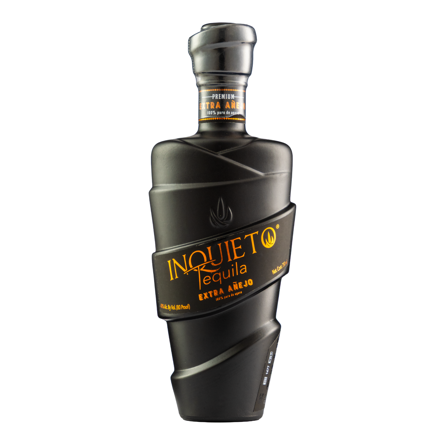 Tequila Inquieto Extra Añejo Black 750 Ml