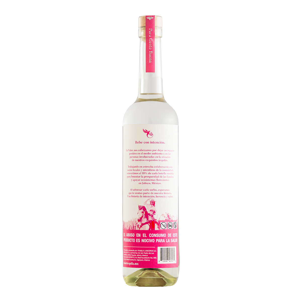 Tequila Valor High Proof Blanco 750 Ml