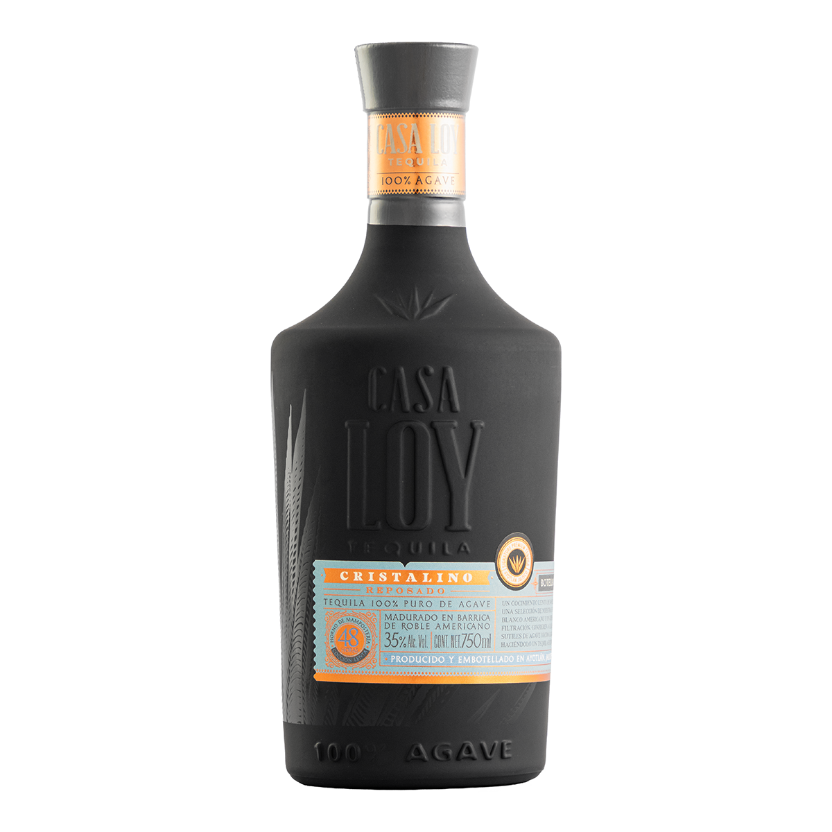 Tequila Casa Loy Reposado Cristalino 750 Ml