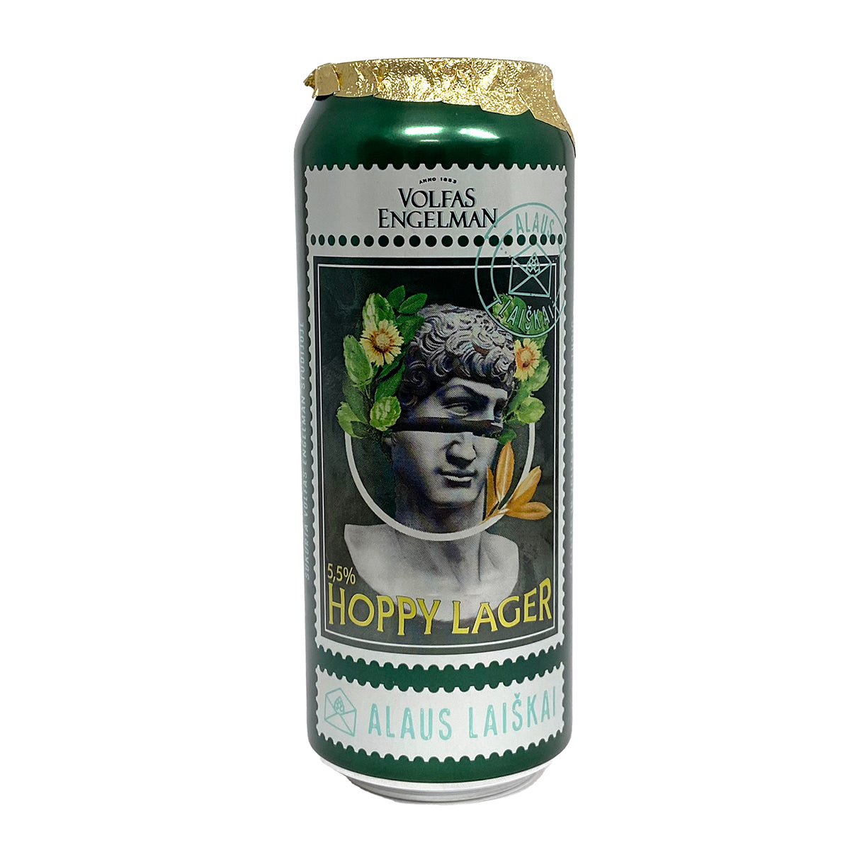 Cerveza Volfas Engelman Hoppy Lager 500 ml