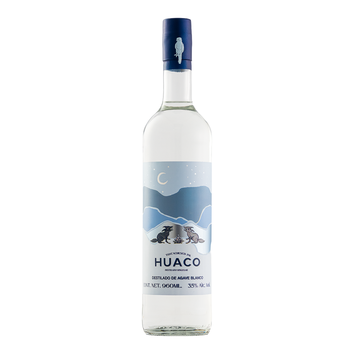 Destilado De Agave Huaco Blanco 960 Ml